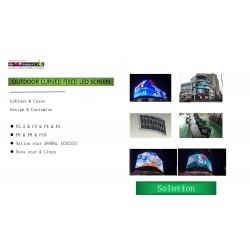 OUTDOOR CURVED FIXED LED SCREEN